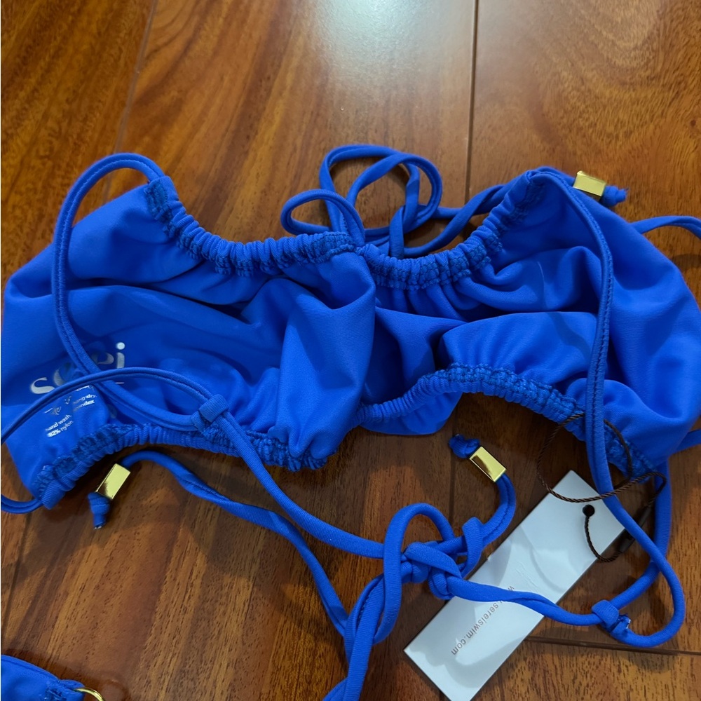 NWT serei blue bikini